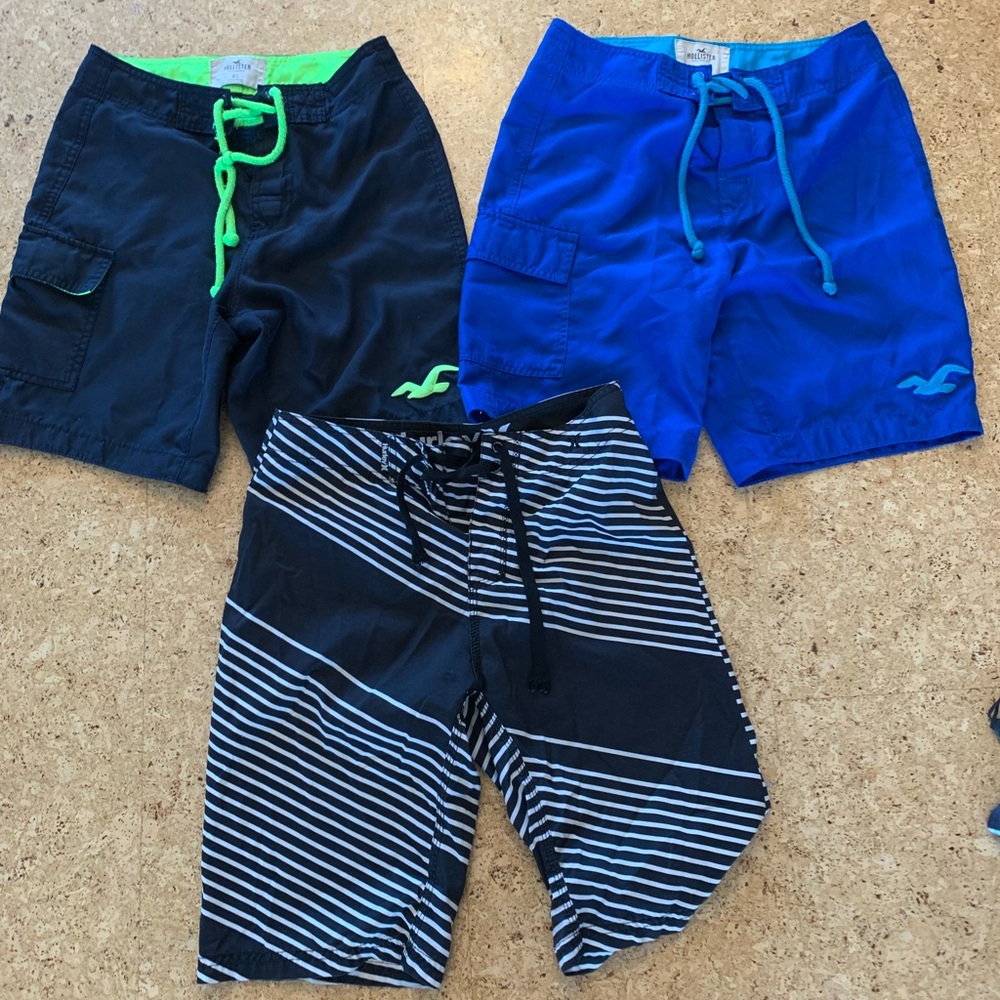 Hurley and Hollister shorts